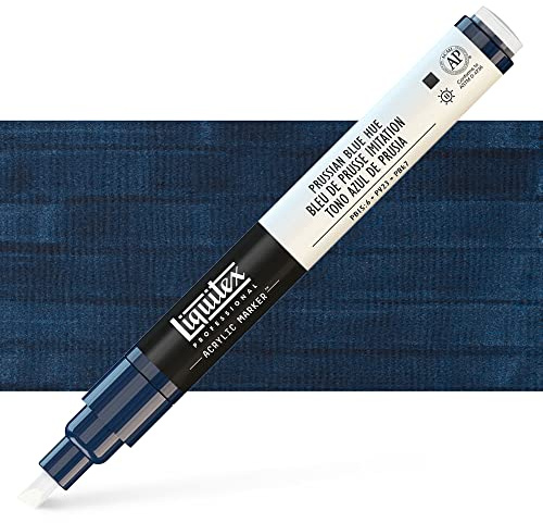 Liquitex : Professional : Marker : 2-4mm Chisel Nib : Prussian Blue Hue