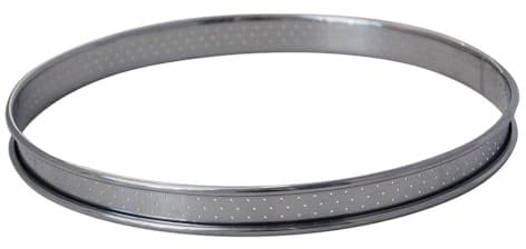 de Buyer- Runder Tortenring - 26 x 26 x 2 cm - 3093.26, Silber