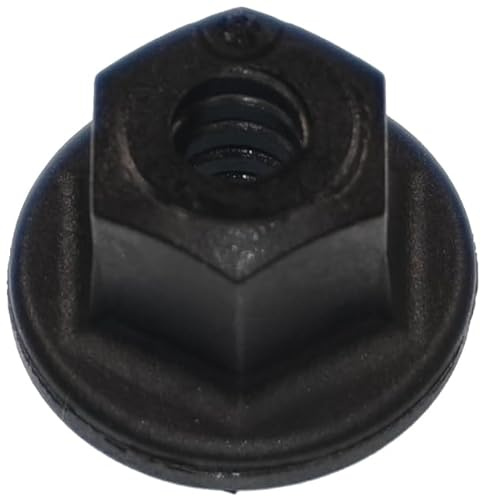BMW 10mm Hex-Head Flange Plastic Self-Threading Nut 6mm 16131176747 Genuine