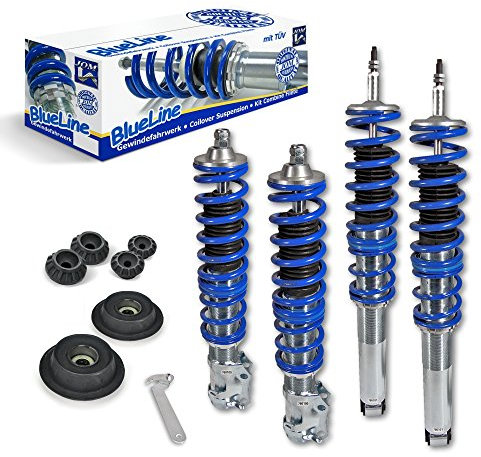 JOM Car Parts & Car Hifi GmbH 741000S1 BlueLine Gewindefahrwerk mit Domlagersatz