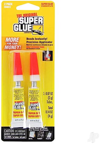 Pacer Tech SGM22-12 Original Super Glue Bonds Metal, Aluminum, Rubber, Most Plastics, Ceramics, China, Wood, Pottery, Jewelry (2 Pack) by Super Glue
