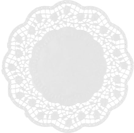 PAPSTAR 1 Karton = 20x100 Teller- und Tassendeckchen rund Ø 15 cm Weiss 12453
