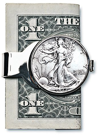 DENDAWEN Silber Walking Liberty Half Dollar Geld Clip