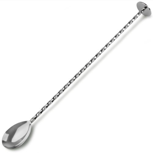 Bonzer Twisted Mixing Spoon 27cm | Long Cocktail Spoon, Bar Spoon