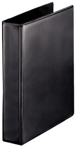 Esselte Essentials Presentation Binder, PVC, 4 cm Ring Diameter, 49763 - A4, Black