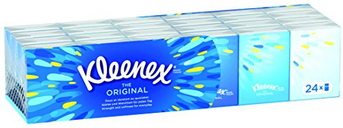 Kleenex 3532211 Original Mini-Taschentücher, 24 Päckchen pro Packung, 2 Packungen