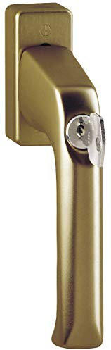 Hoppe London Aluminium Fenstergriff abschließbar F4 Bronze Secu100 013S/U34 (100 Nm), 1929840