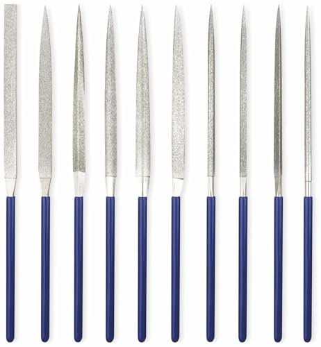 Donau Elektronik M53 Diamant-Nadelfeilen, 5 Stück, mehrfarbig