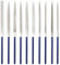 Donau Elektronik M53 Diamant-Nadelfeilen, 5 Stück, mehrfarbig