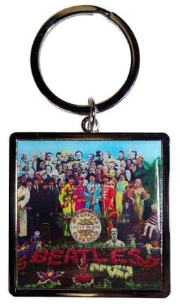 Metal Keyring, Model Beatles (The) Sgt. Pepper Album Rock