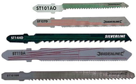 Silverline 234060 Jigsaw Blade Set 10pce 10pce Wood/Metal