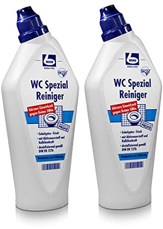 Dr. Becher WC Spezial Reiniger 750ml löst Kalk Rost & Seifenreste (2er Pack)