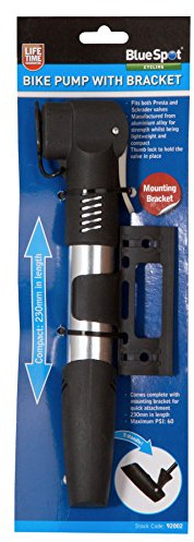 Blue Spot 92002 Bike Pump with Bracket