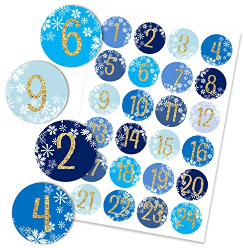 Papierdrachen 24 Adventskalender Zahlenaufkleber - Nr. 26 - Sticker 4 cm - zum Basteln und Dekorieren