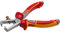 Nws 145-49-VDE-160-SB Wire Stripping Pliers, Silver/Red/Yellow