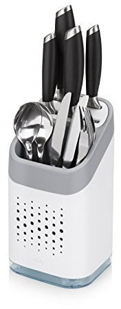Minky TS10290101 Utensil Caddy, White, 13.5 x 14.5 x 26 cm