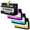 4 Druckerpatronen Tinte für HP Officejet Pro 8100 ersetzen HP950XL und HP951XL