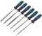 Draper Lot de 6 limes aiguilletées souples 83480 - Bleu - 150 mm