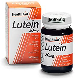 HealthAid Lutein 20mg - Carotenoid - 30 Vegan Tablets 803165