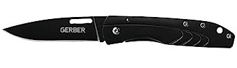 Gerber Couteau de Poche pliant, longueur de Lame : 6,6 cm, STL 2.5 Pocket Folder, Noir, 1027868