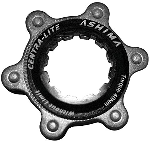 ASHIMA CENTER LOCK Brake Disk Adapter for Pivot: 9mm x Weight:, Black