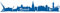 Samunshi® Wandtattoo Rostock Skyline Wandaufkleber Wandsticker viele Farben und Größen sofort lieferbar 190 x 34cm enzian