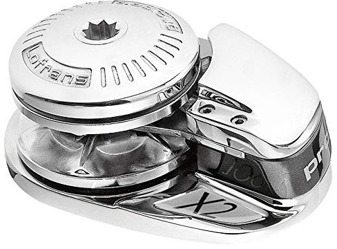 wellenshop Lofrans X2 Ankerwinde Ø10mm DIN Kette ohne Spill Aluminium 1500W 12V