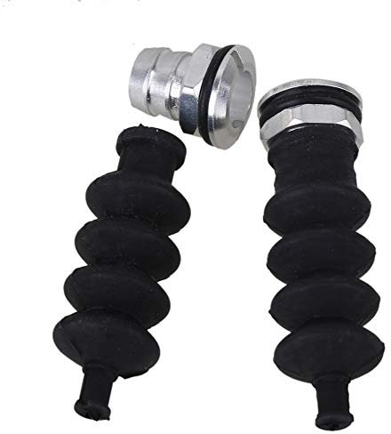 BQLZR 42mm Long Push Rod Seal Bellow with Aluminum Fitting for Boat Model Pack of 2