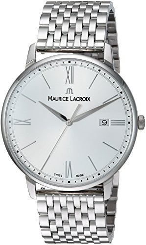 Maurice Lacroix Herren Analog Schweizer Quarzwerk Uhr mit Edelstahl Armband EL1118-SS002-110-2