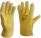 5 PAIRS Driver Gloves Fleece Cotton Lined Leather Lorry Drivers WORK Gloves - L
