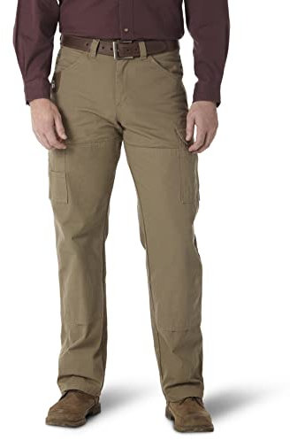 Wrangler Riggs Workwear Men's Ranger Pant, Bark, 33W x 32L