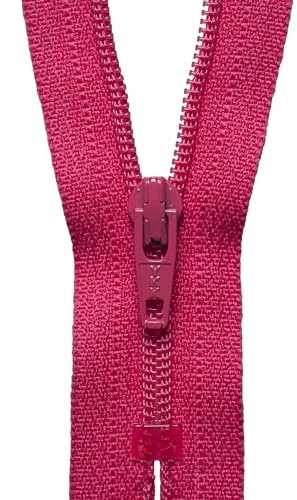 YKK Coil Zip, No. 516 Shocking Pink, 56 cm Length
