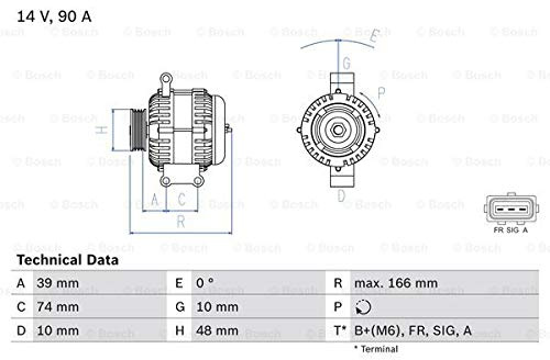 Bosch 0986049980 Alternator