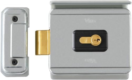 Viro Serrure électrique V90 Argenté Rectangulaire
