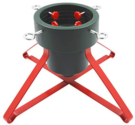 The Christmas Workshop 76620 Christmas Tree Stand/Medium Sized/Fits Trees Up To 1.7M Tall & 8.5CM Diameter/Holds 0.9L of Water / 39.5cm x 39.5cm x 19cm