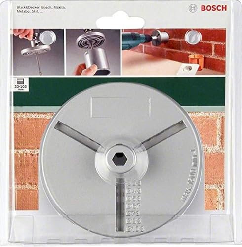 Bosch Accessories 2609255631 Embase pour Scies-trépans à concrétion carbure Diamètre 33-103 mm