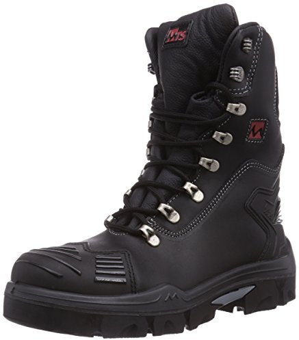 MTS Sicherheitsschuhe M-Gecko Kinley S3 Flex ÜK HI/CI 16104 Sicherheitsstiefel, Schwarz, 43