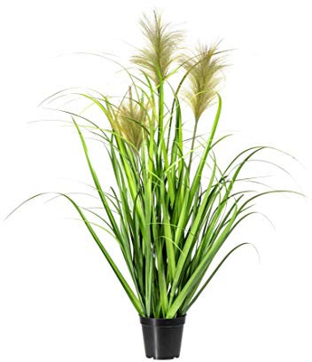 Gazon artificiel avec jonc seidenblumen fleurs artificielles