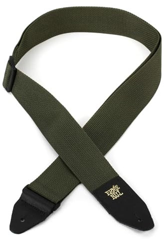 Ernie Ball Gitarrengurt aus Polypropylen, olivgrün