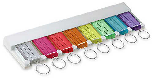 Lucky Line Porte-étiquettes avec 8 étiquettes, couleurs assorties, 1 paquet (60580)