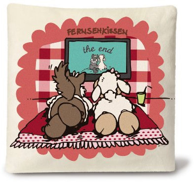Nici 33815 - Kissen Fernsehkissen quadratisch 26 x 26 cm