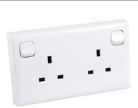 Socket Converter 1 Gang to 2 Gang