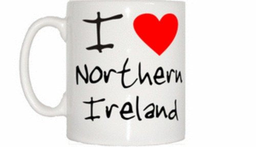 I Love Heart Northern Ireland Mug