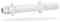 Terminal horizontal en aluminium et PVC diamètre 60/100 blanc longueur 800mm réf 227104
