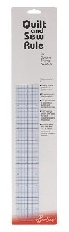 Quilt and Sew Ruler 2 x 18inch Haberdashery