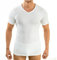 HERMKO 4880 4er-Pack Herren Business Unterhemd | V-Ausschnitt | 100% Bio-Baumwolle | Hautfreundlich & Strapazierfähig | Weiß, Größe:D 11 = EU 5XL, Farbe:weiß