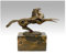- Bronzeskulptur - Dynamischer Hengst Skulptur - signiert von Milo - Moderne Kunst Figur - Pferd - Wohndeko