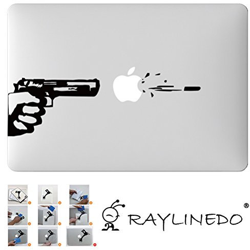 RayLineDo® 1PC Removable DIY MacBook Air Pro Decal Stickers Decoration Laptop Sticker for 11,13, 15, 17 Z133