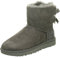 UGG Mini Bailey Bow Ii, Stivali Classici Donna, Grigio, 37 EU