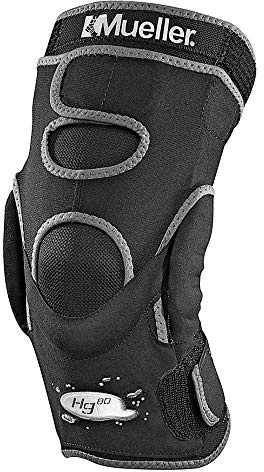 Mueller Hg80 Hinged Knee Brace, Exceptionally Comfortable Fabric with Maximum Medial-Lateral Support to Help Protect Weak or Injured Knees, X-Large
